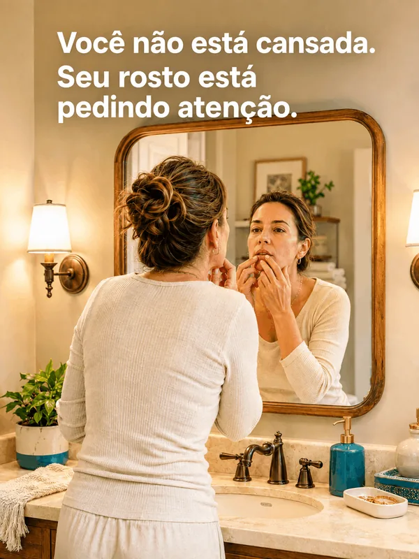 Exemplo de post de harmonização orofacial gerado pela Dai
