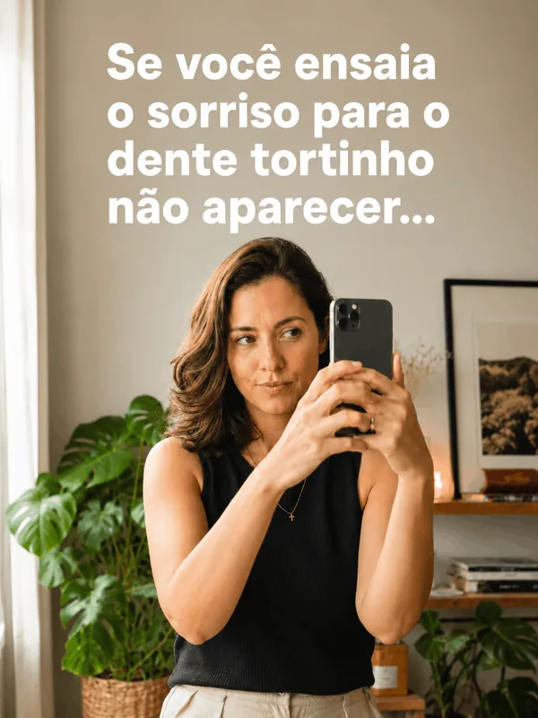 Exemplo de post de ortodontia gerado pela Dai