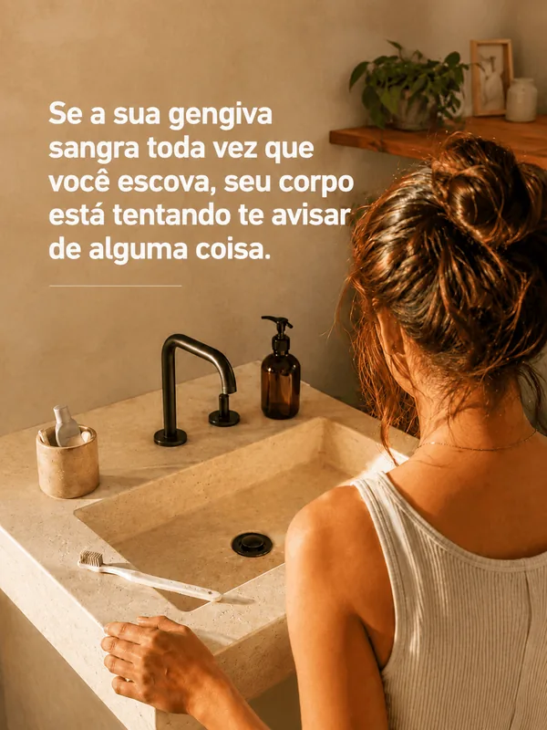 Exemplo de post de periodontia gerado pela Dai